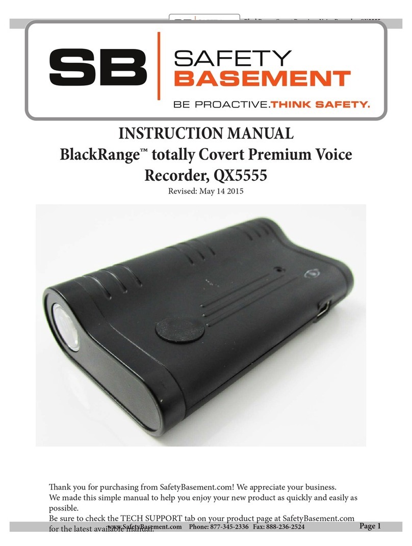 SB BlackRange QX5555 Nstruction manual