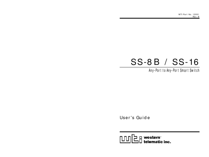 WTI SS-8B User manual