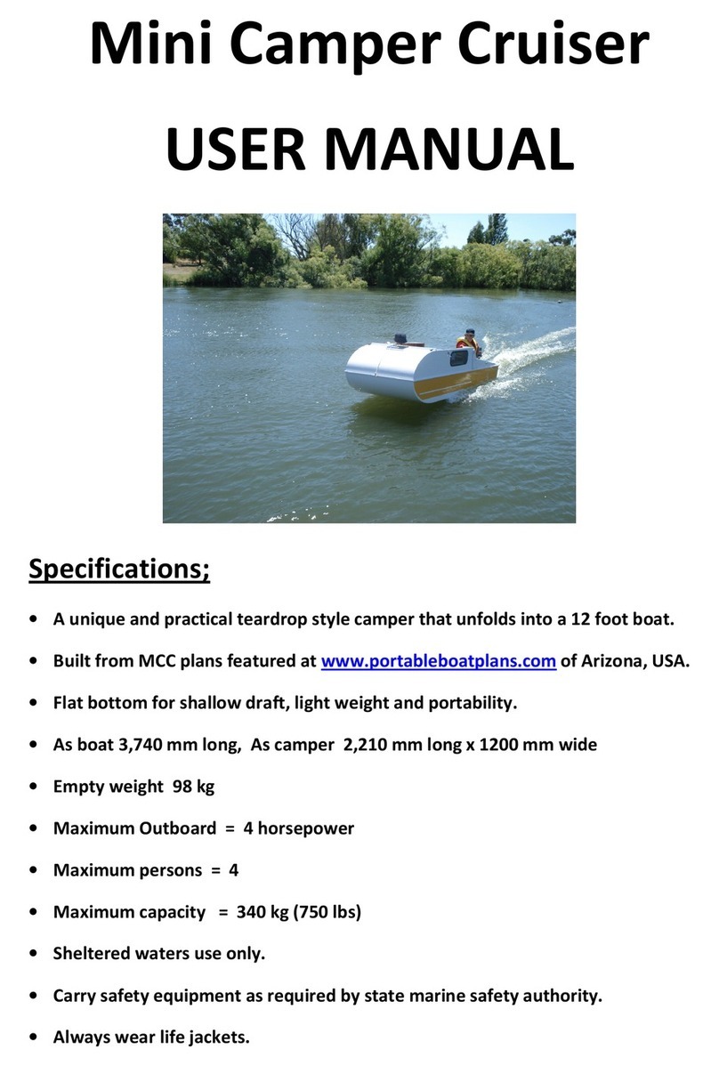 Portable Boat Plans Mini Camper Cruiser user manual