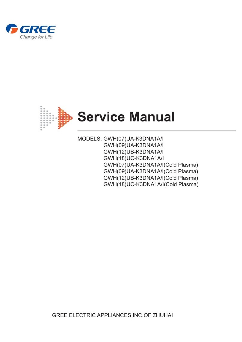 Gree GWH(07)UA-K3DNA1A/I User manual