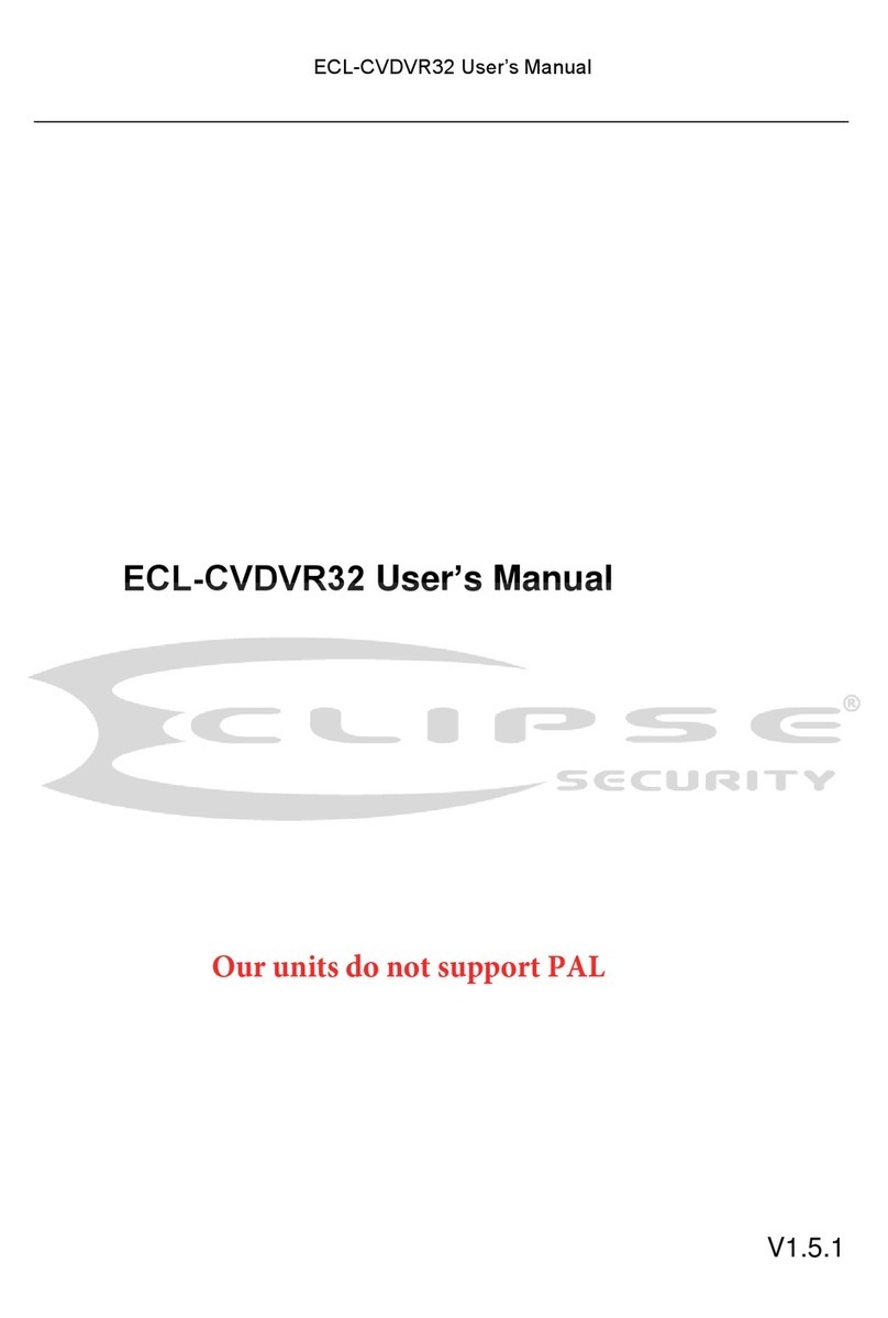 Eclipse Security ECL-CVDVR32 User manual