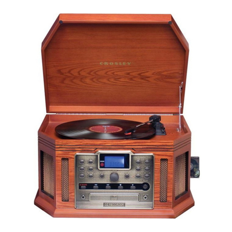 Crosley Crosley Songwriter CD Burner CR248 instruction manual