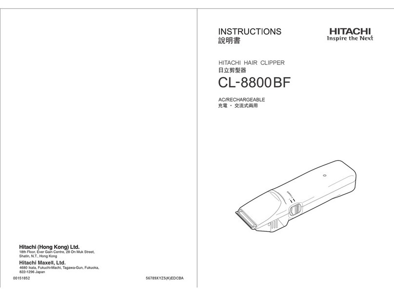 Hitachi CL-8800BF instructions