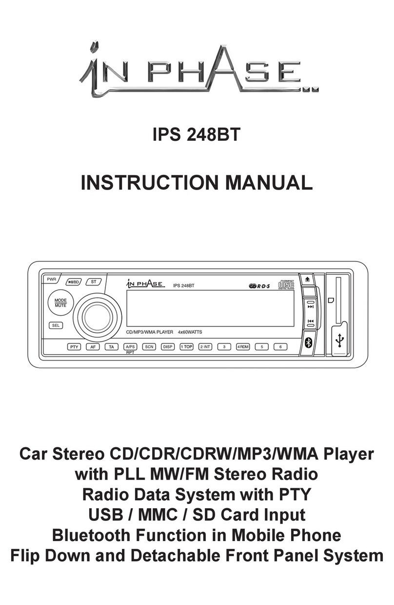 In Phase IPS 248BT instruction manual