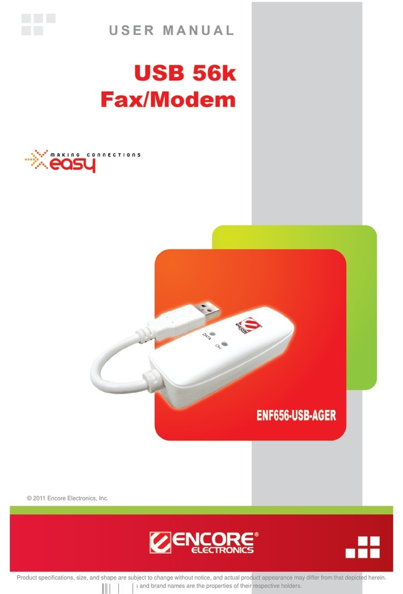 Encore ENF656-USB-AGER User manual