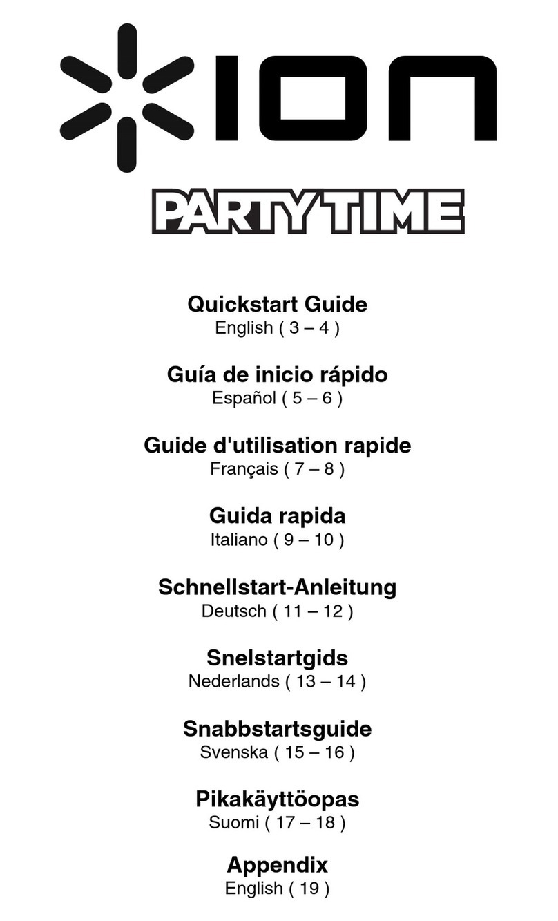 ION Party Time quick start guide
