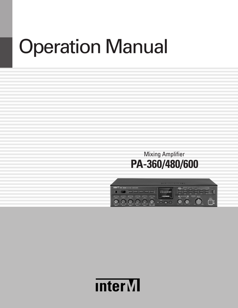 Inter-m PA-360 User manual