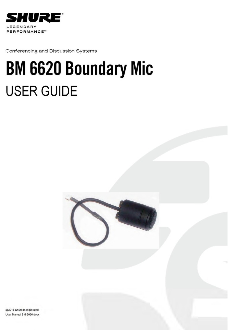 Shure BM 6620 User manual