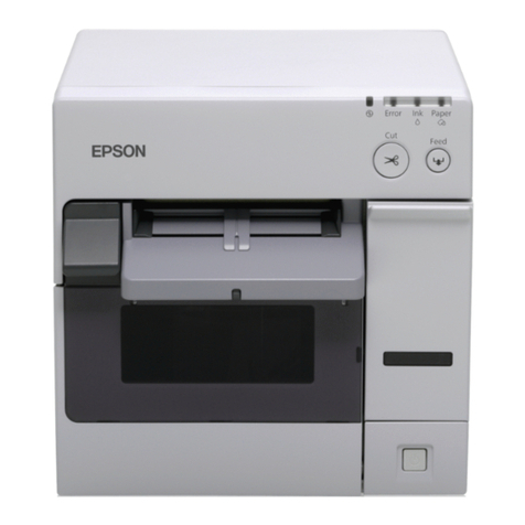 Epson SecurColor TM-C3400 User manual