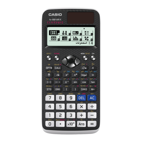 Casio fx-570AR X User manual