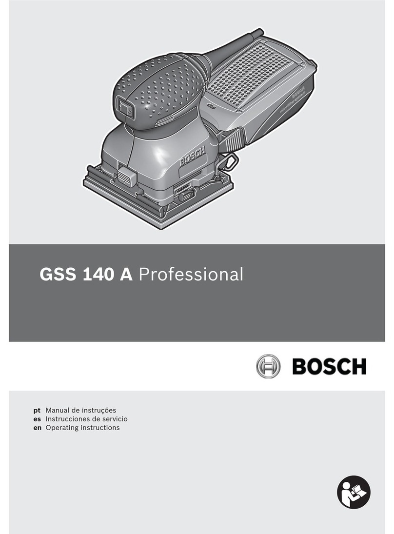 Bosch GSS 140 A Professional User manual