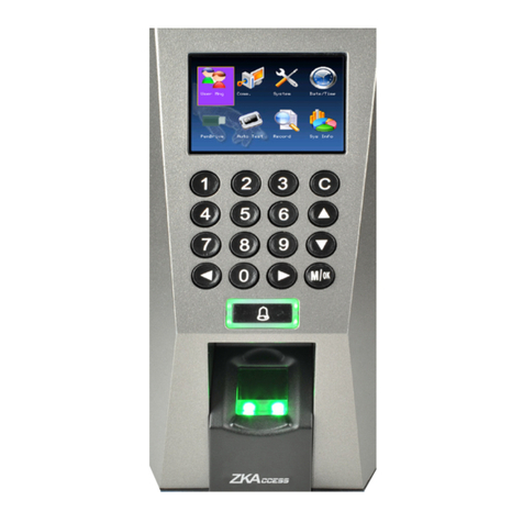 ZKaccess F18 User manual