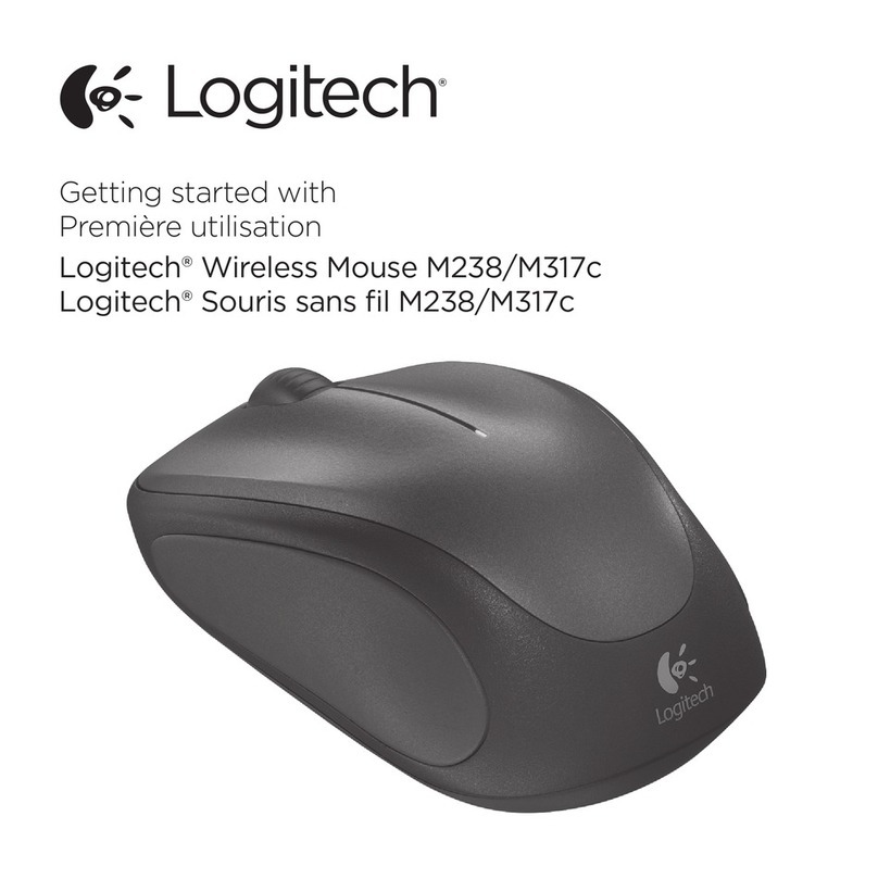 Logitech M238 User manual Logitech M238 User manual