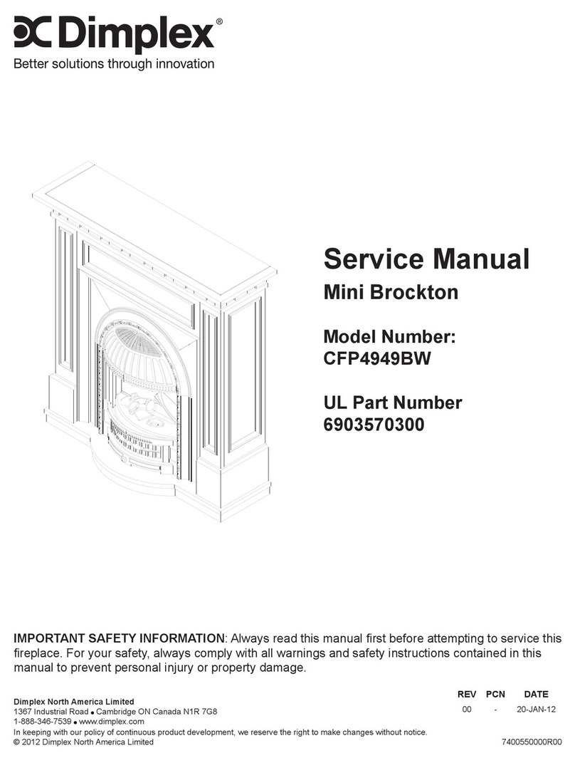 Dimplex CFP4949BW Service manual