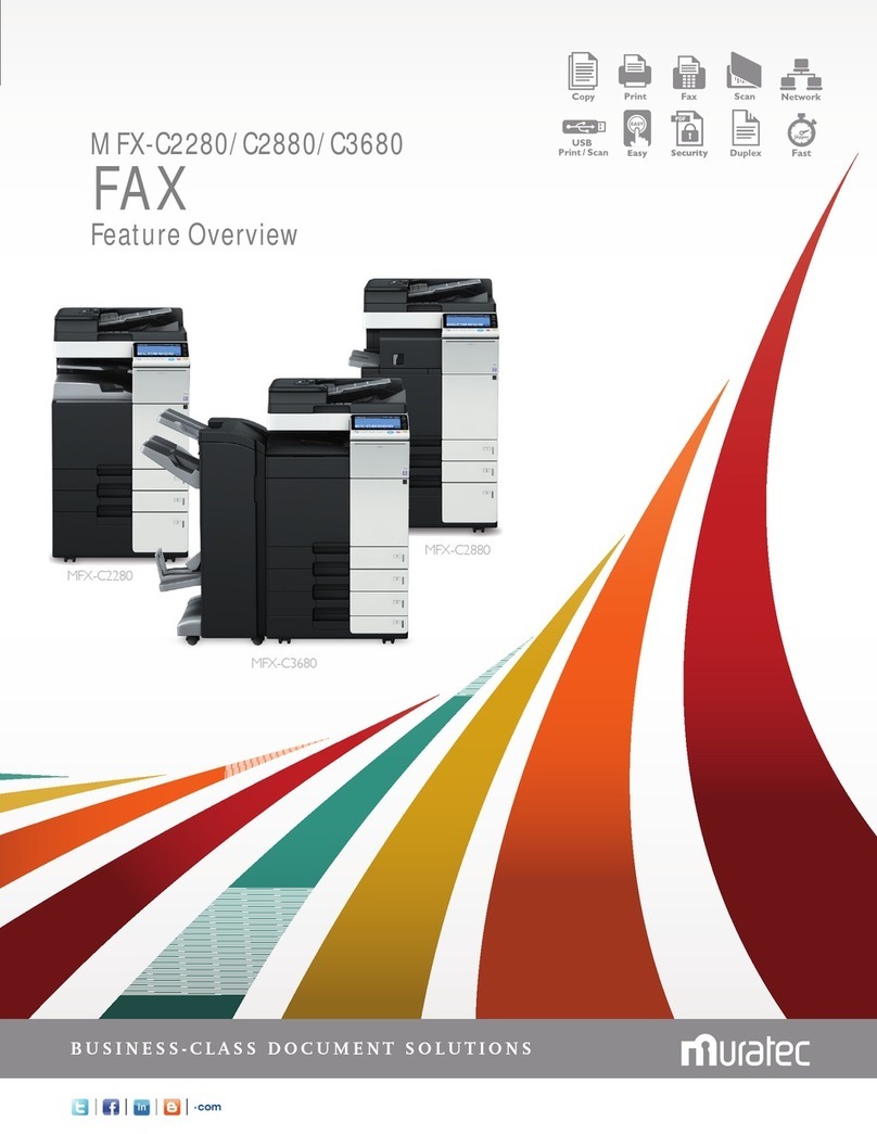 Muratec MFX-C2280 Feature overview