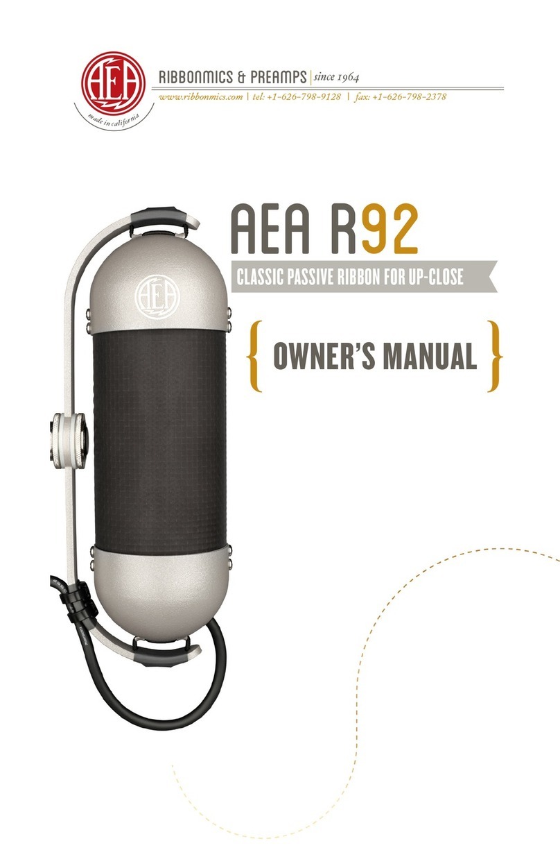 Ribbonmics aea r92 owner's manual