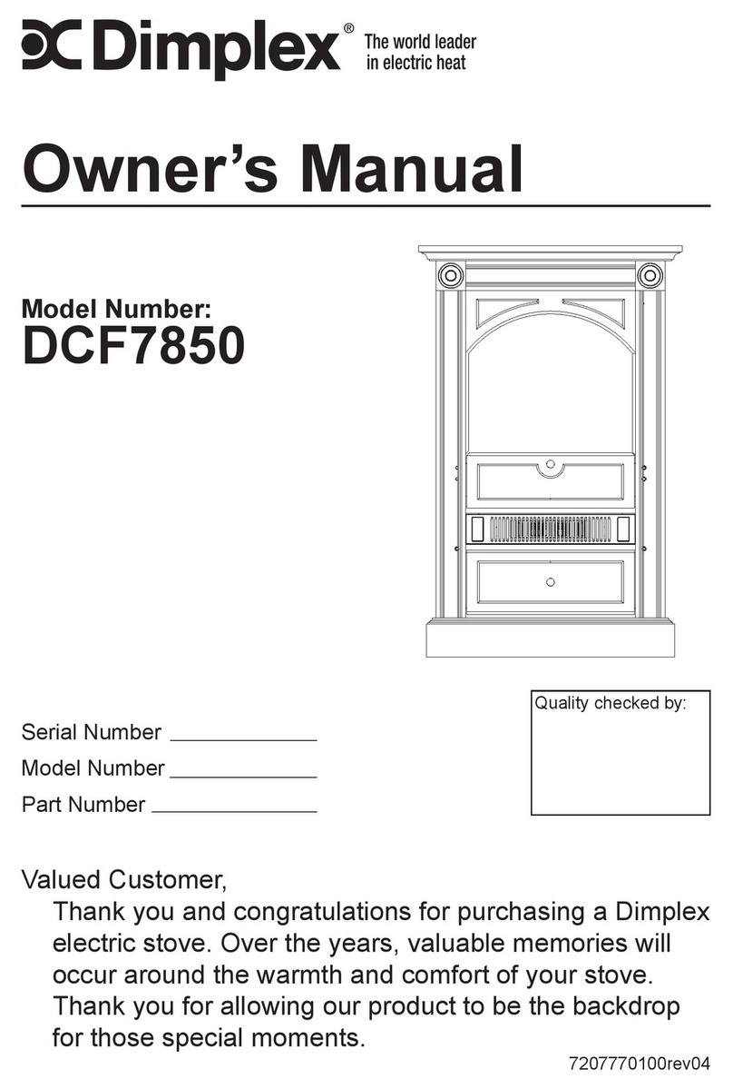 Dimplex DCF7850 User manual