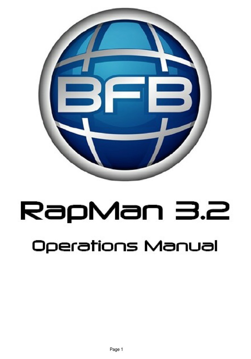 Bfb RapMan 3.2 Operation manual