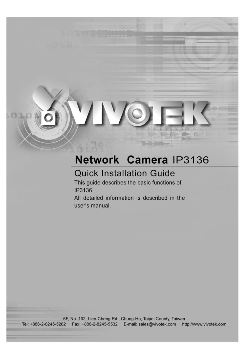 Vivotek IP3136 User manual