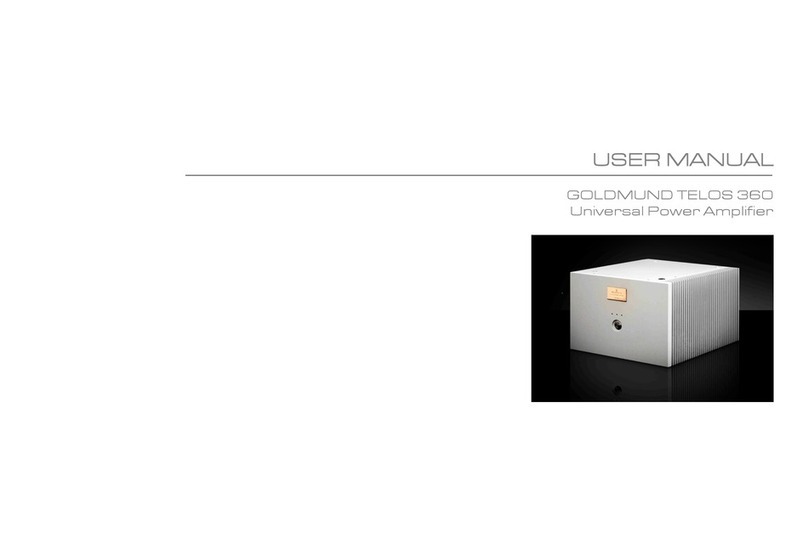 Goldmund TELOS 360 user manual