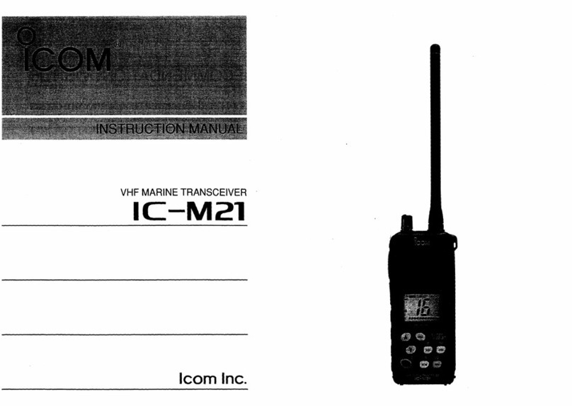 Icom IC-M21 User manual