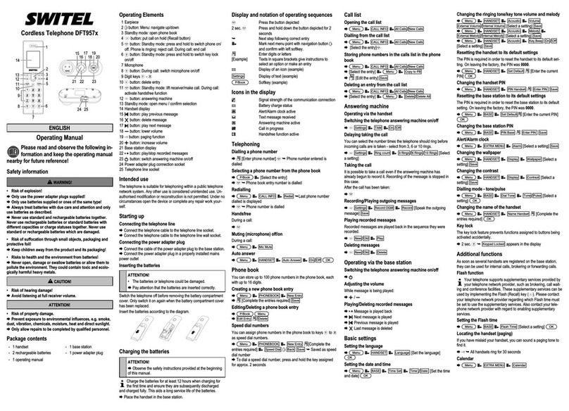 switel DFT957x User manual