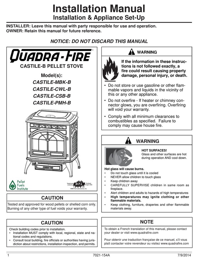 Hearth & Home CASTILE-MBK-B installation guide Hearth & Home CASTILE-MBK-B installation guide