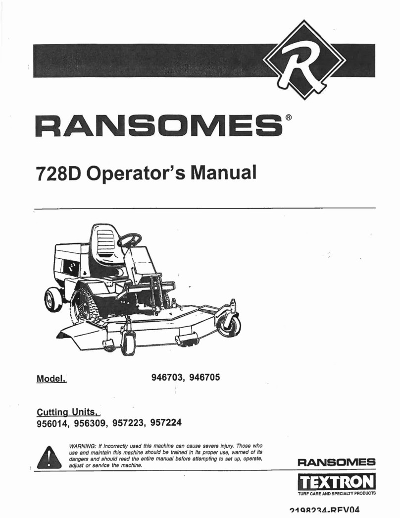 Ransomes 728D 946703 owner's manual