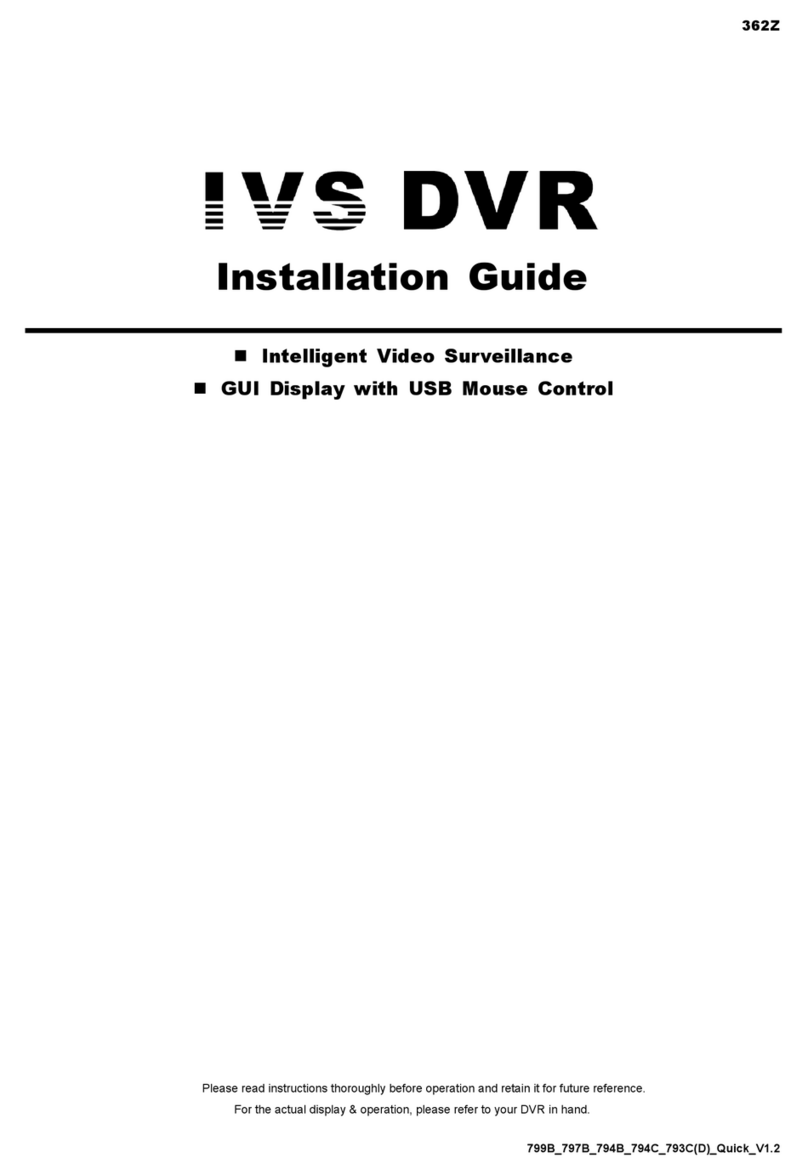 IVS System AVC799B installation guide