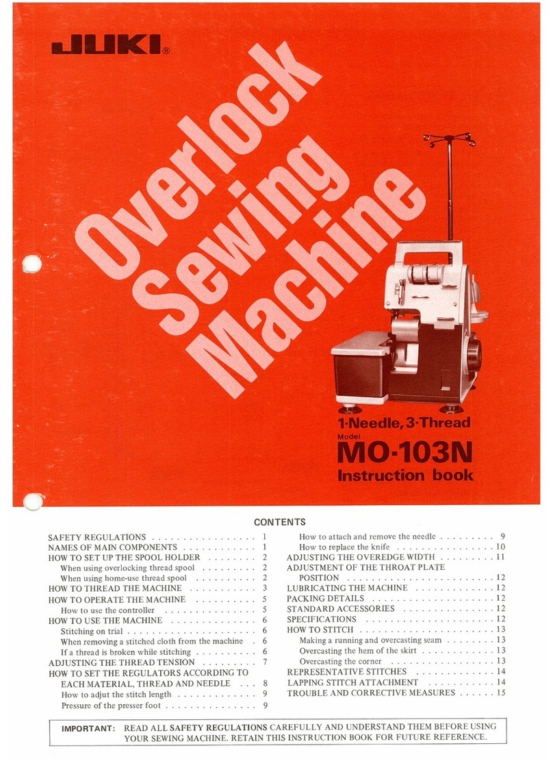 JUKI MO-103N User manual