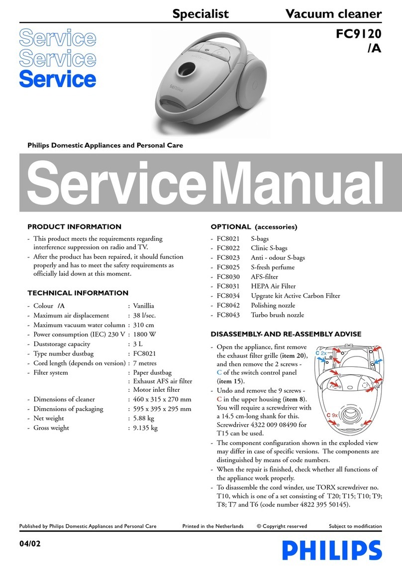 Philips FC9120 User manual