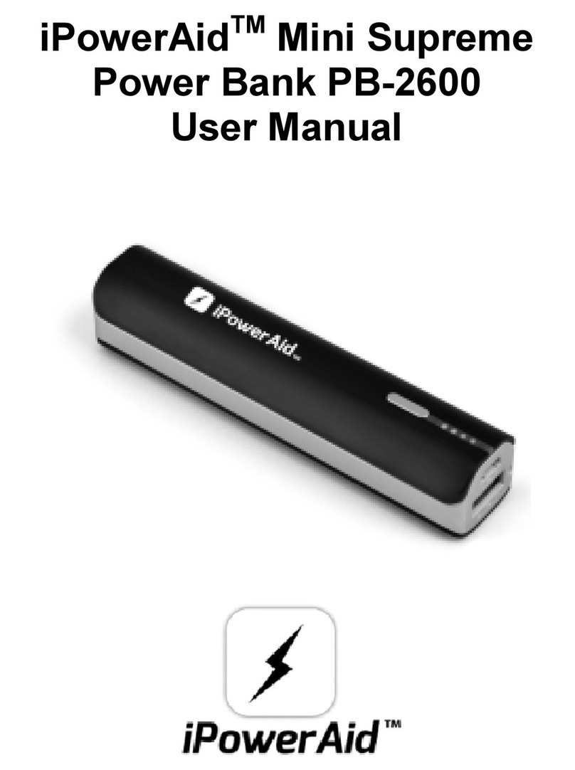 iPowerAid PB-2600 user manual