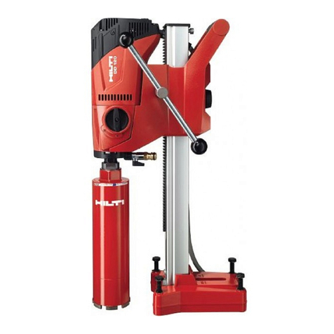 Hilti DD 120 operating instructions