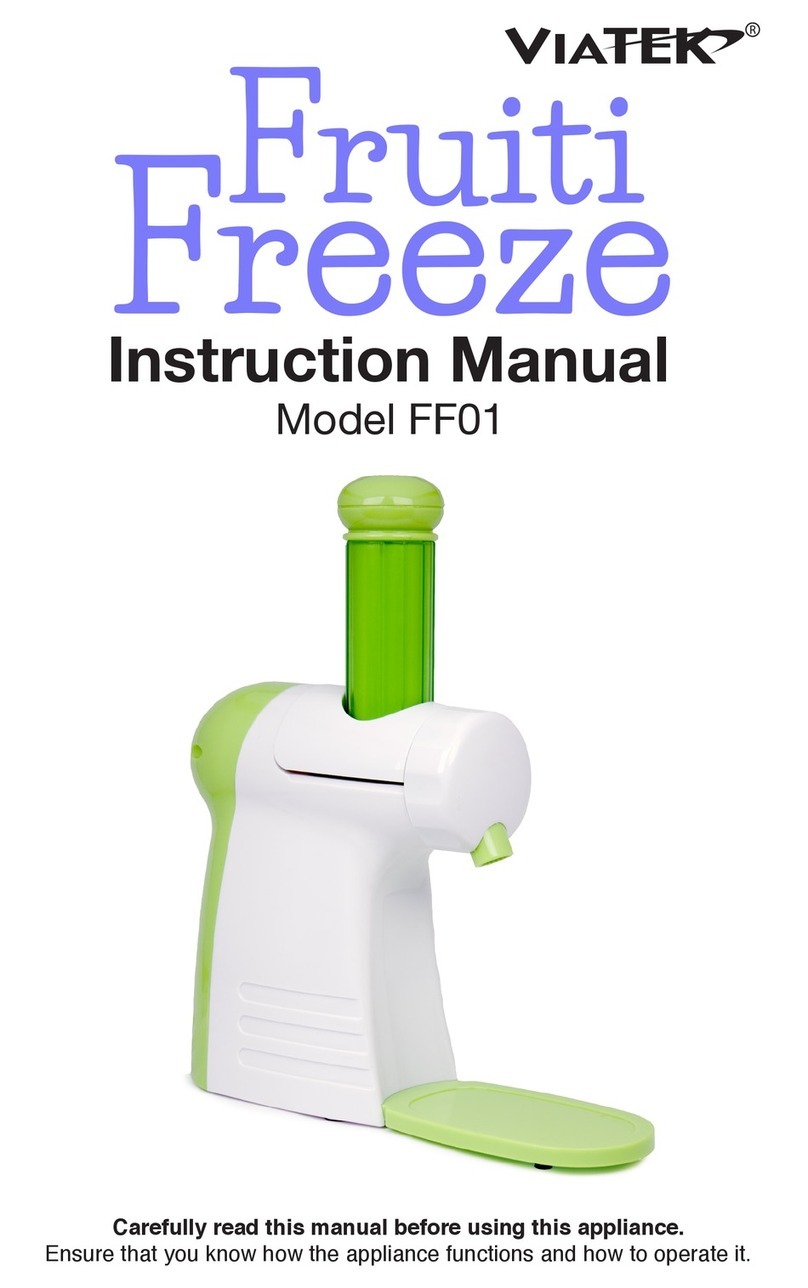 Viatek Fruiti Freeze FF01 instruction manual