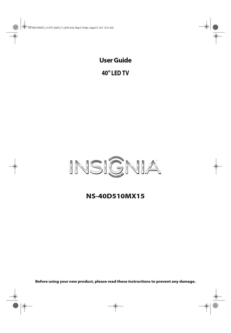 Insignia NS-40D510MX15 User manual