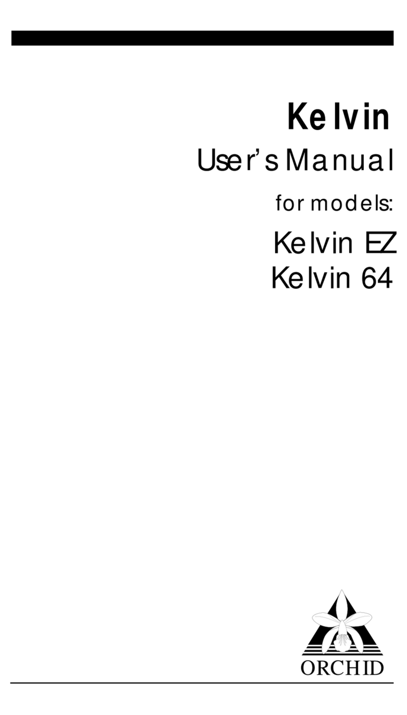 Orchid Kelvin EZ User manual