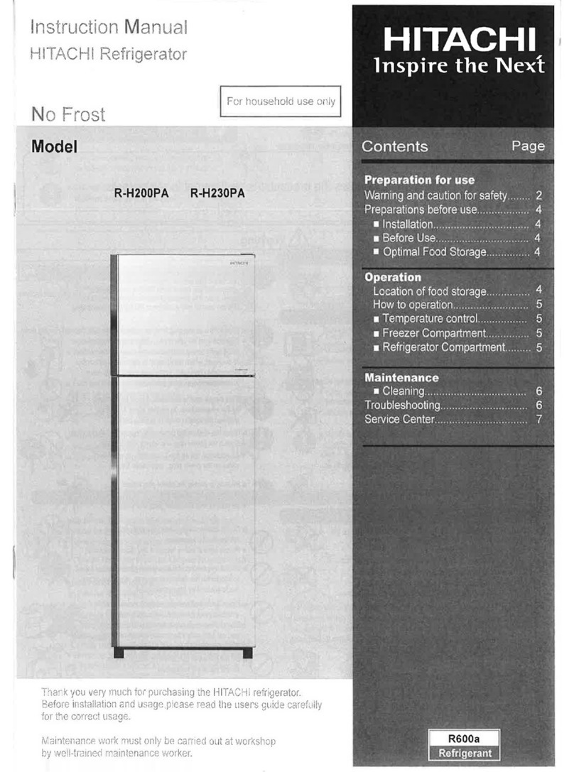 Hitachi R-H200PA User manual