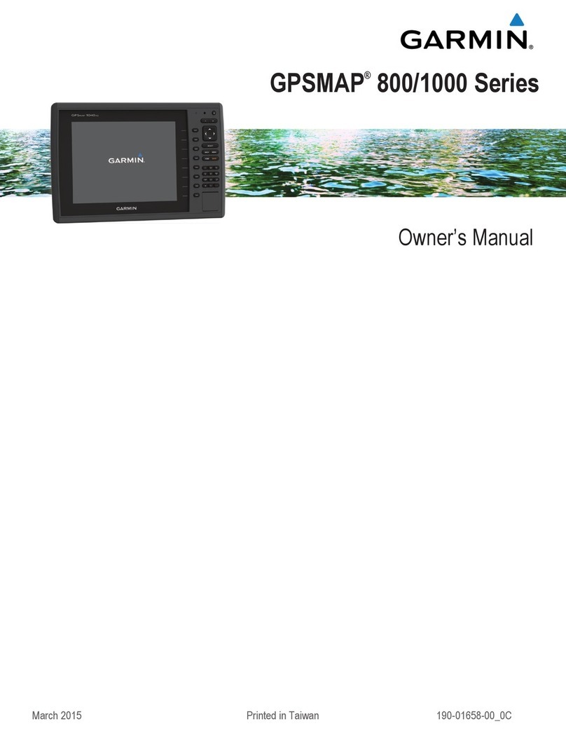 Garmin GPSMAP 800 Series owner's manual