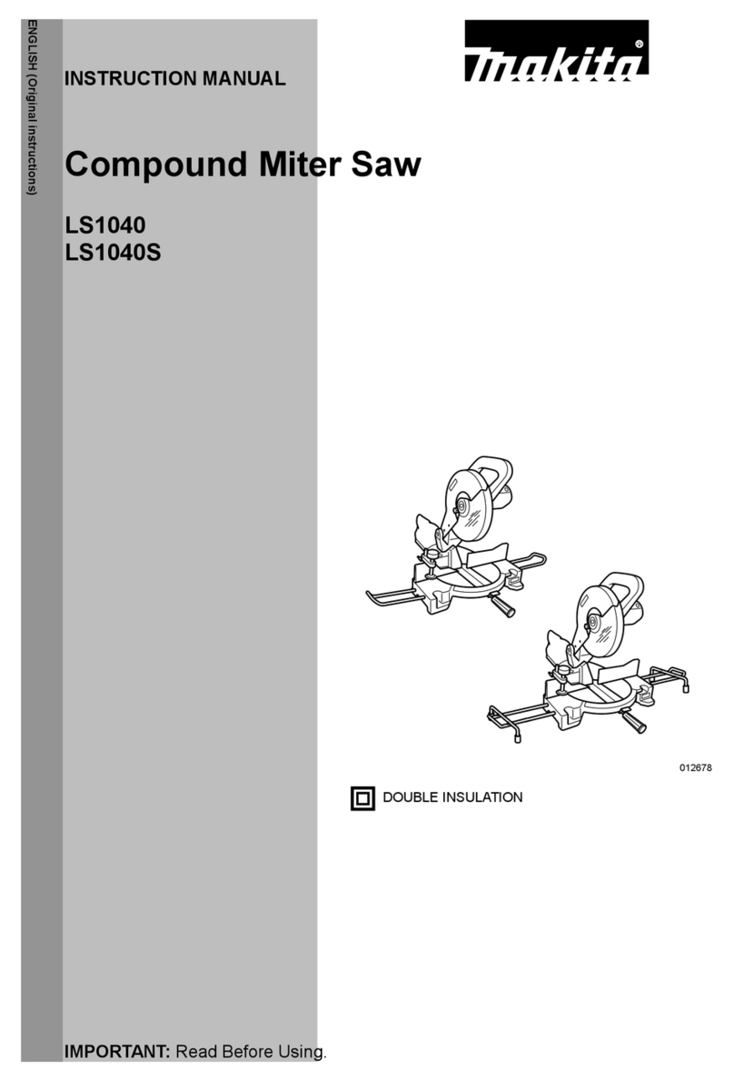 Makita LS1040 instruction manual