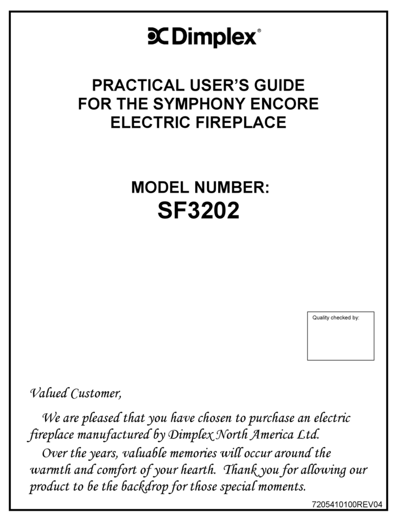 Dimplex SF3202 user guide Dimplex SF3202 user guide