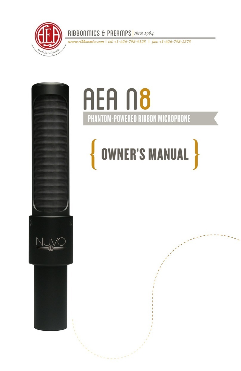 Ribbonmics aea n8 owner's manual