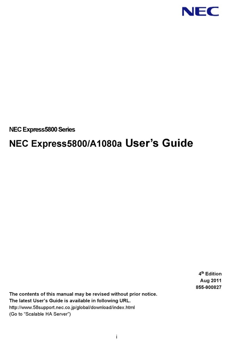 NEC Express5800/A1080a User manual