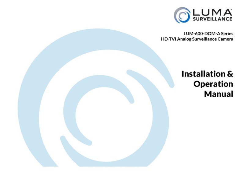 Luma LUM-600-DOM-A Series Installation & operation manual