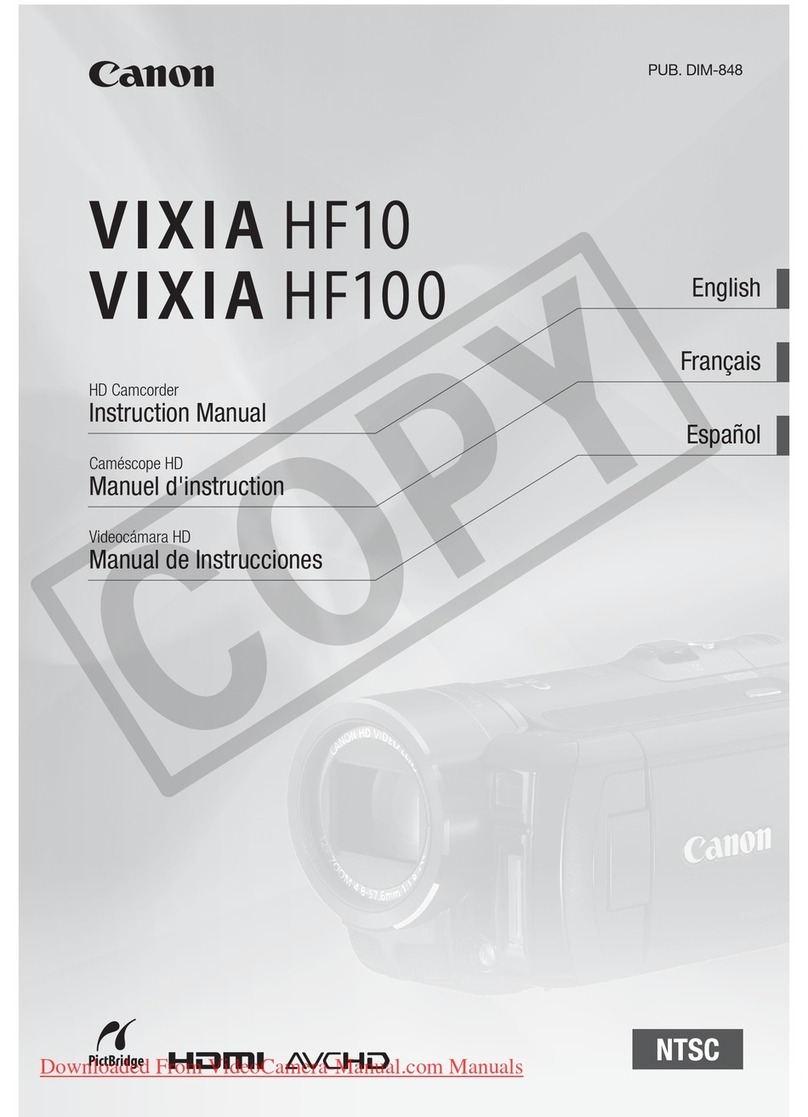 Canon VIXIA HF10 User manual