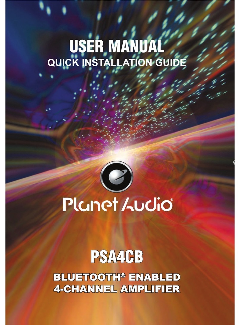 Planet Audio PSA4CB user manual