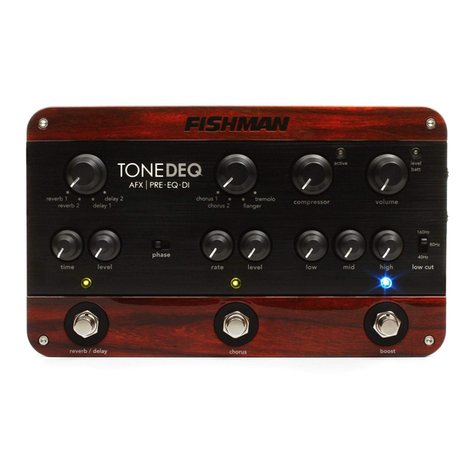Fishman TONEDEQ | AFX User manual