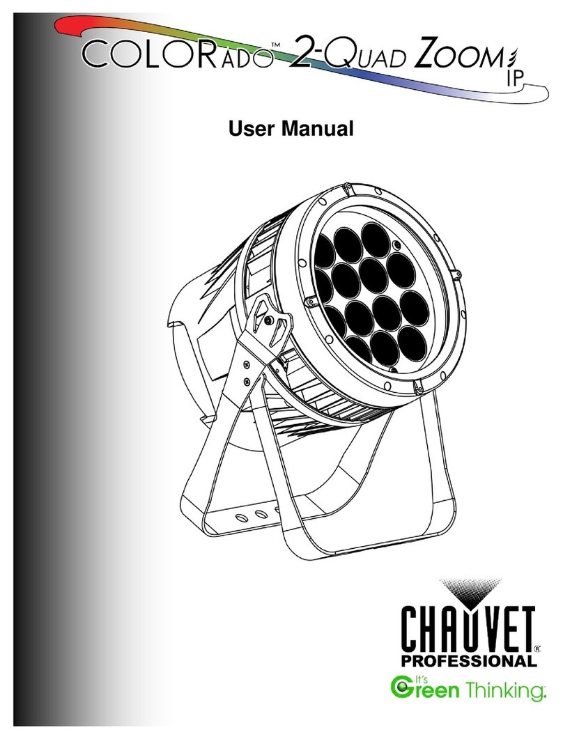 Chauvet COLORado 2-Quad Zoom IP user manual