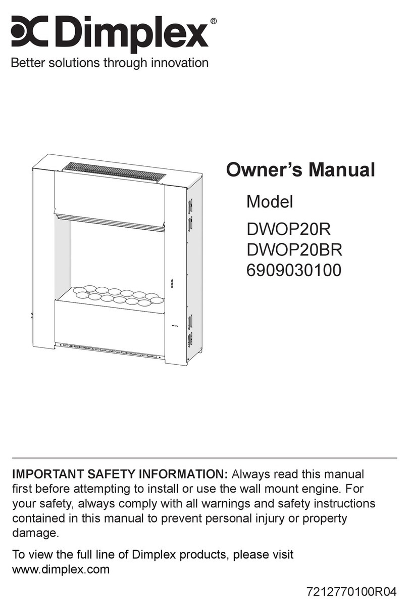 Dimplex DWOP20R User manual Dimplex DWOP20R User manual