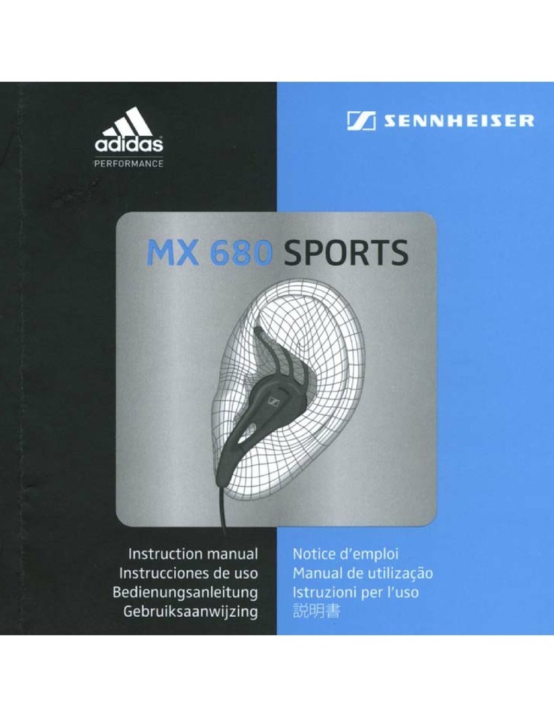 Sennheiser MX Sports 680 instruction manual