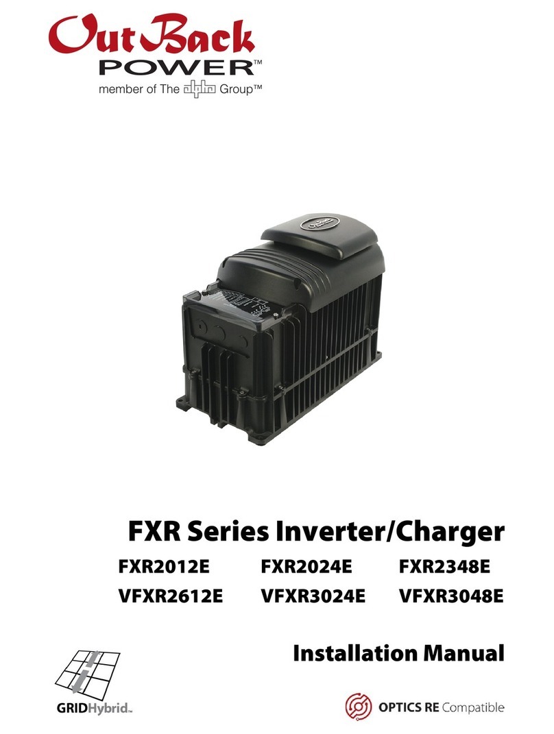 Outback FXR2012E User manual